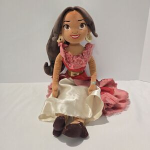 Disney Store Elena of Avalor Princess 19" Soft Doll Plush Stuffed Toy